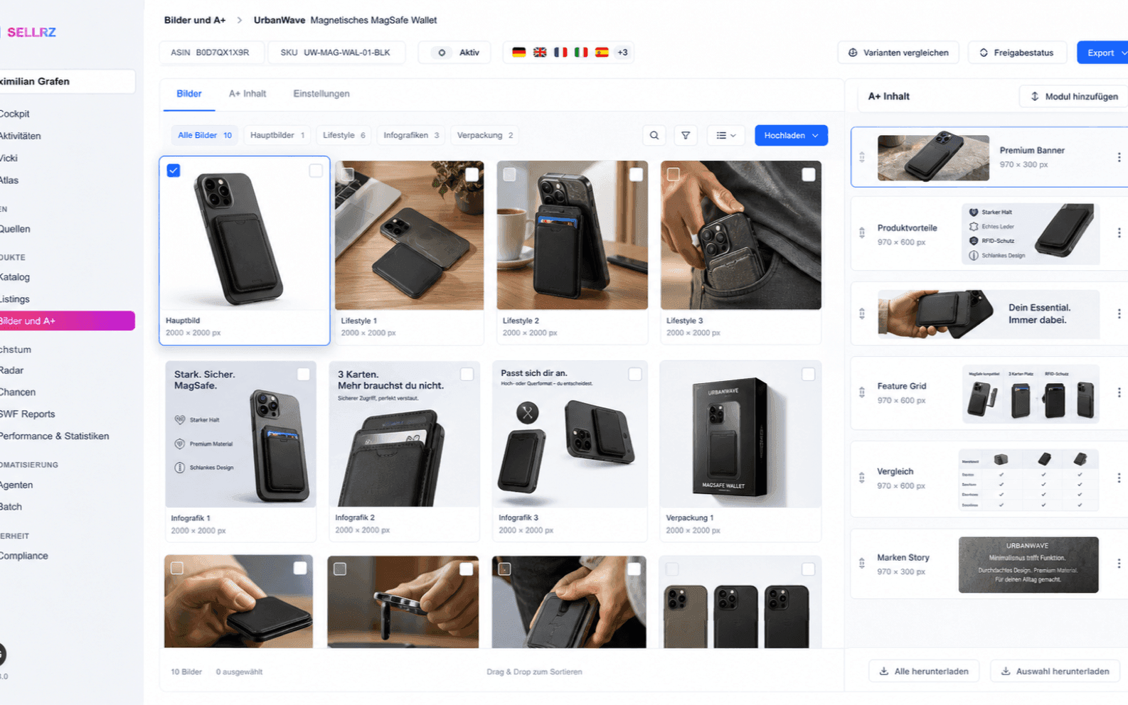 Images and A+ — Images that turn the click into a sale.